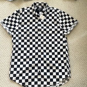 Hollister Epic Flex Stretch Checkered Button Down
